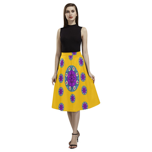 Sweet as candy and yellow Aoede Crepe Skirt (Model D16)