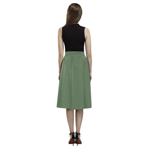 Vineyard Green Aoede Crepe Skirt (Model D16)