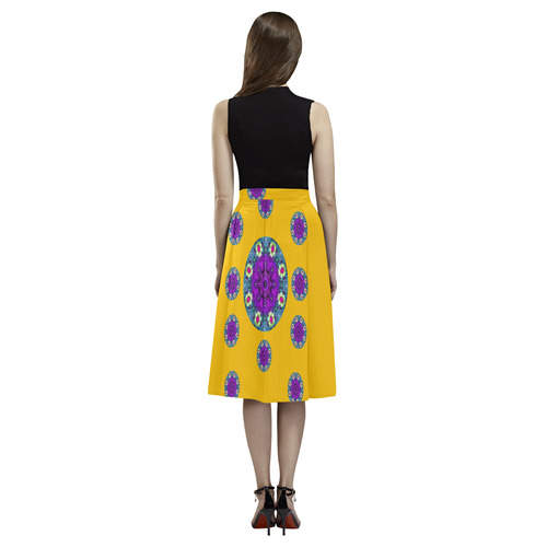 Sweet as candy and yellow Aoede Crepe Skirt (Model D16)