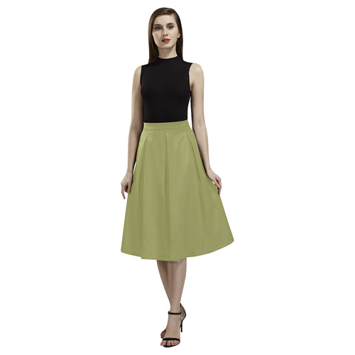 Moss Aoede Crepe Skirt (Model D16)