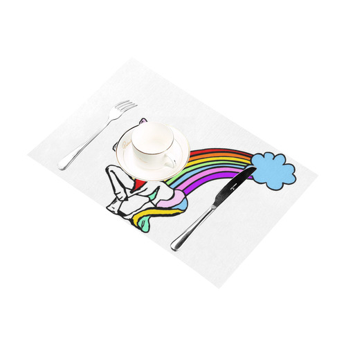 Beautiful Unicorn by Popart Lover Placemat 12’’ x 18’’ (Set of 6)