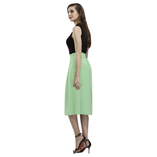 Pistachio Aoede Crepe Skirt (Model D16)