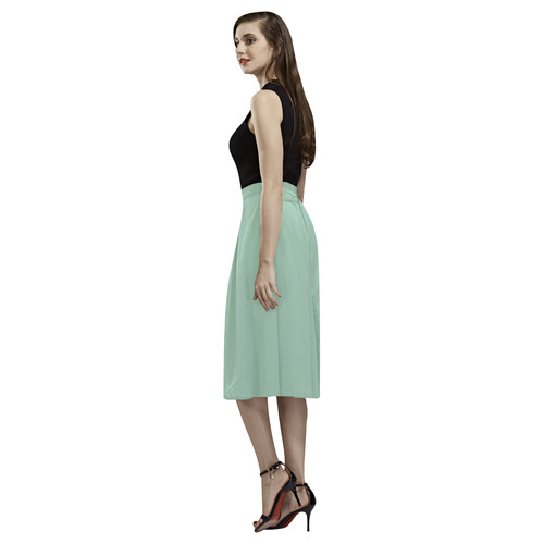 Grayed Jade Aoede Crepe Skirt (Model D16)