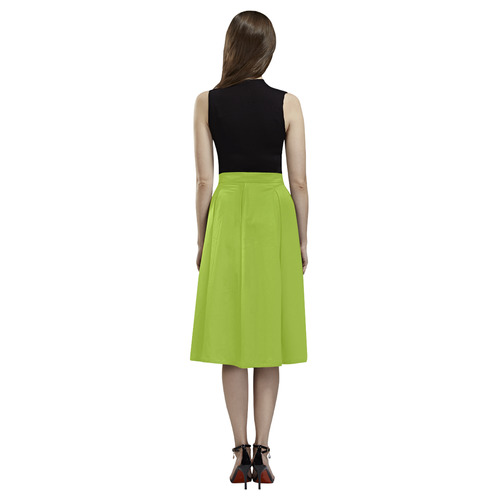 Lime Aoede Crepe Skirt (Model D16)