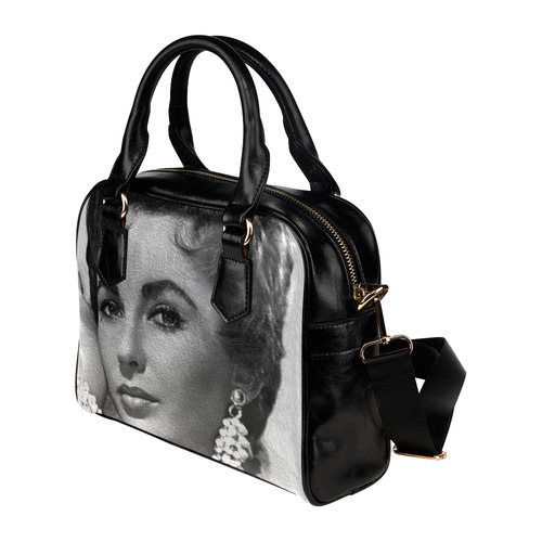 Great Actress Elizabeth Taylor Shoulder Handbag (Model 1634)