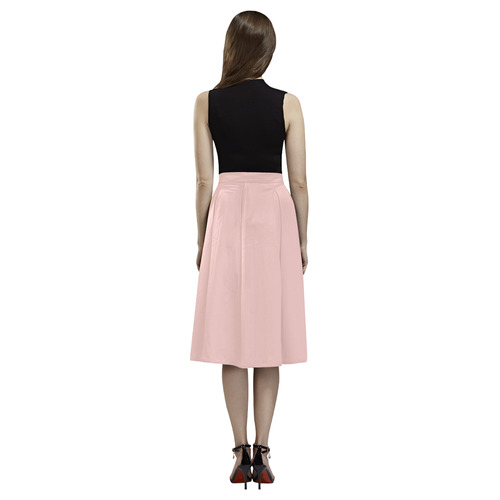 Seashell Pink Aoede Crepe Skirt (Model D16)