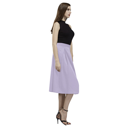 Pastel Lilac Aoede Crepe Skirt (Model D16)