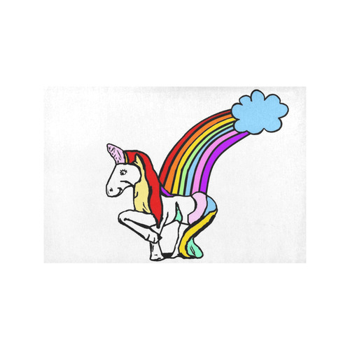 Beautiful Unicorn by Popart Lover Placemat 12’’ x 18’’ (Set of 6)