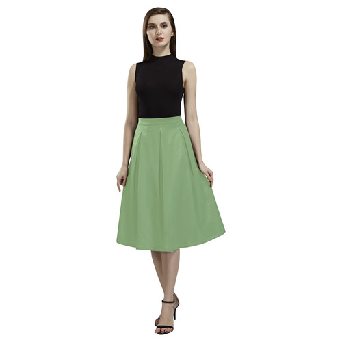 Green Tea Aoede Crepe Skirt (Model D16)