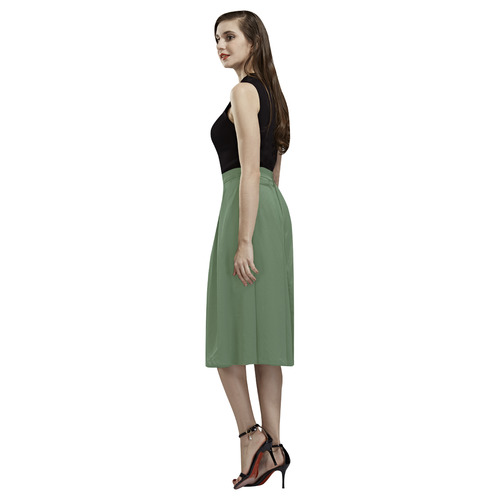 Vineyard Green Aoede Crepe Skirt (Model D16)