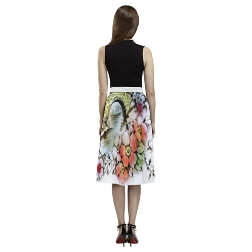 Vintage Flower Aoede Crepe Skirt (Model D16)