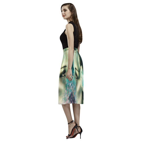 Frankenteins bride in green Aoede Crepe Skirt (Model D16)