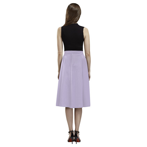 Pastel Lilac Aoede Crepe Skirt (Model D16)