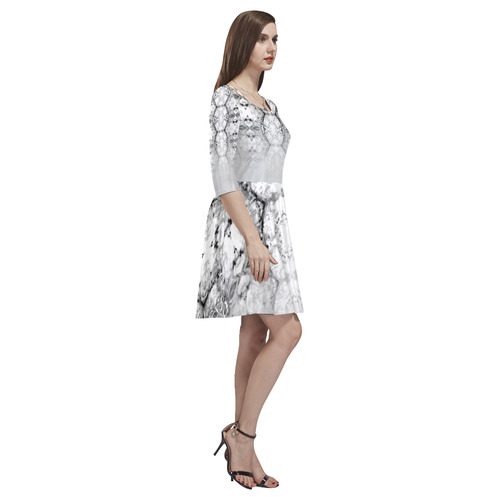 iglesia 12 Tethys Half-Sleeve Skater Dress(Model D20)