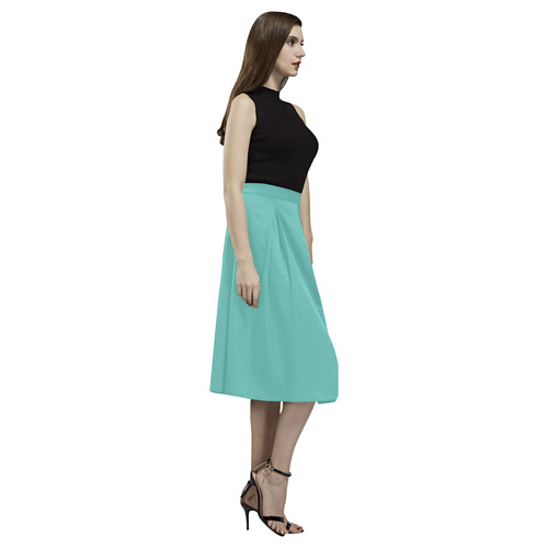Pool Blue Aoede Crepe Skirt (Model D16)