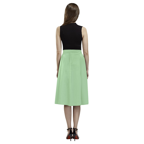 Pistachio Aoede Crepe Skirt (Model D16)