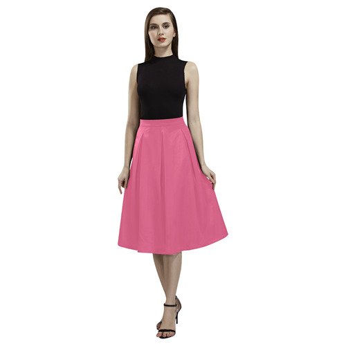 Hot Pink Aoede Crepe Skirt (Model D16)