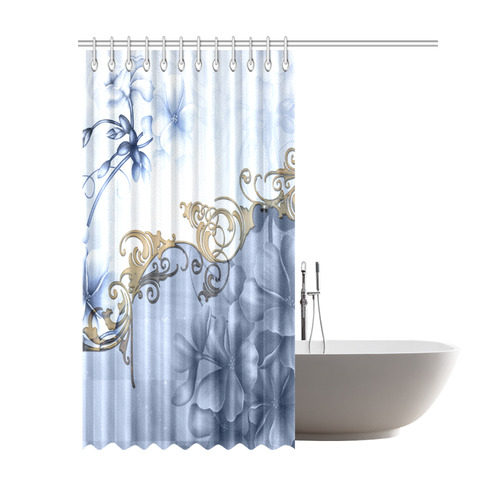 Wonderful floral design Shower Curtain 69"x84"