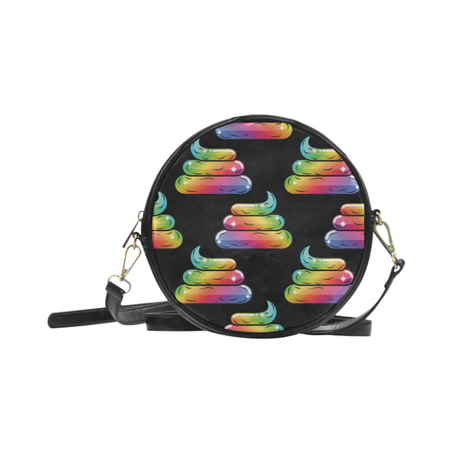 Unicorn Poop Round Sling Bag (Model 1647)