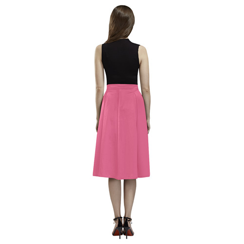 Hot Pink Aoede Crepe Skirt (Model D16)