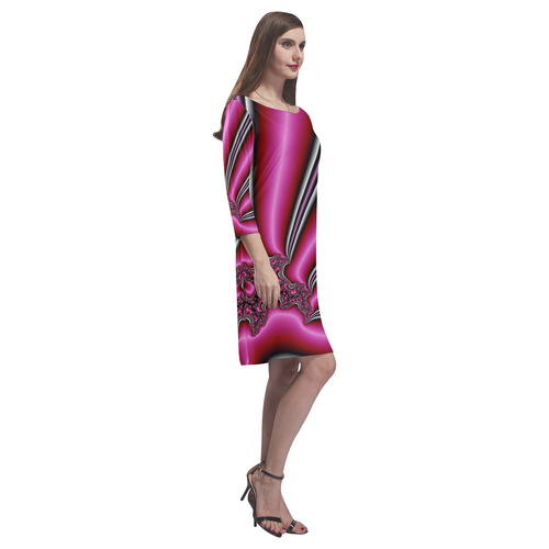Laserbeam by Martina Webster Rhea Loose Round Neck Dress(Model D22)