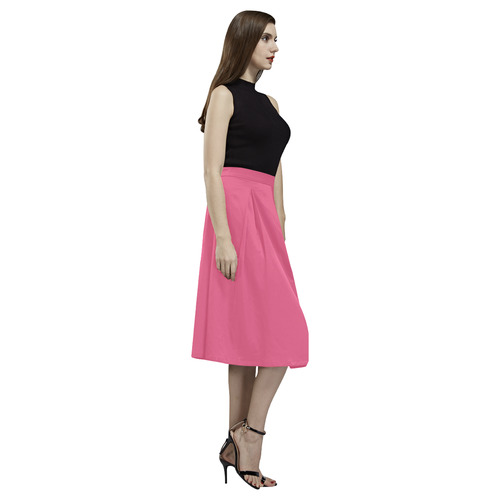 Hot Pink Aoede Crepe Skirt (Model D16)