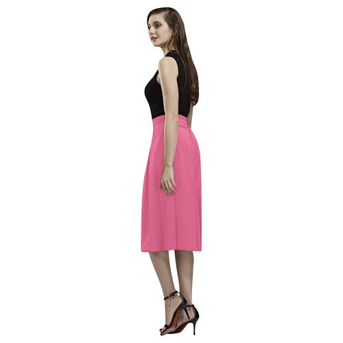 Hot Pink Aoede Crepe Skirt (Model D16)