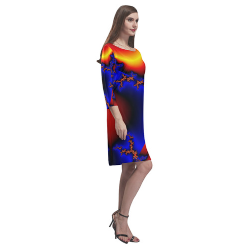 Electra 2 by Martina webster Rhea Loose Round Neck Dress(Model D22)