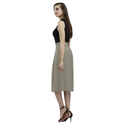 Desert Taupe Aoede Crepe Skirt (Model D16)