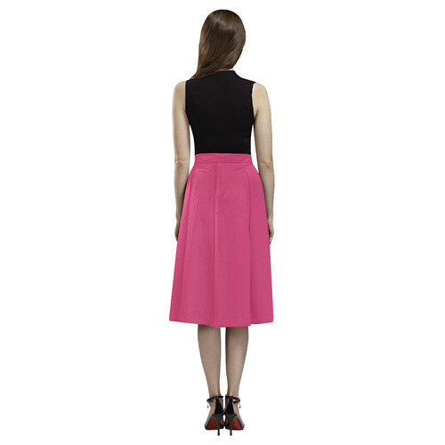 Raspberry Sorbet Aoede Crepe Skirt (Model D16)