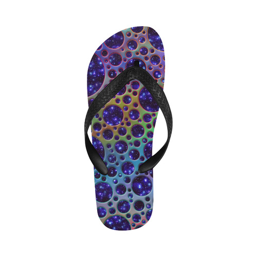 Universe DOTS GRID colored pattern Flip Flops for Men/Women (Model 040)