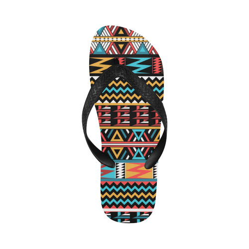 aztec pattern Flip Flops for Men/Women (Model 040)