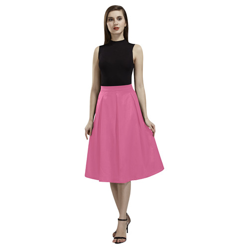 Shocking Pink Aoede Crepe Skirt (Model D16)