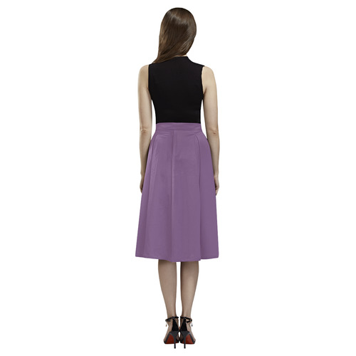 Crushed Grape Aoede Crepe Skirt (Model D16)