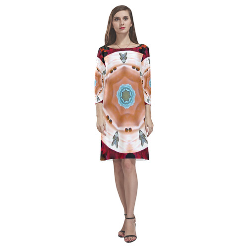 Colorama by Martina Webster Rhea Loose Round Neck Dress(Model D22)