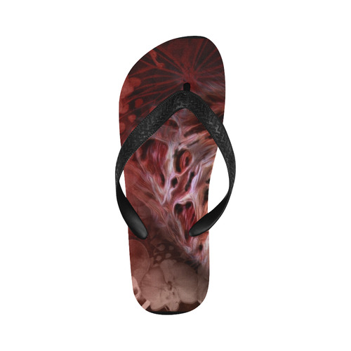 Night Terror Freddy Flip Flops for Men/Women (Model 040)