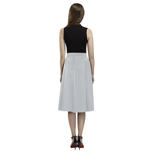 Glacier Gray Aoede Crepe Skirt (Model D16)