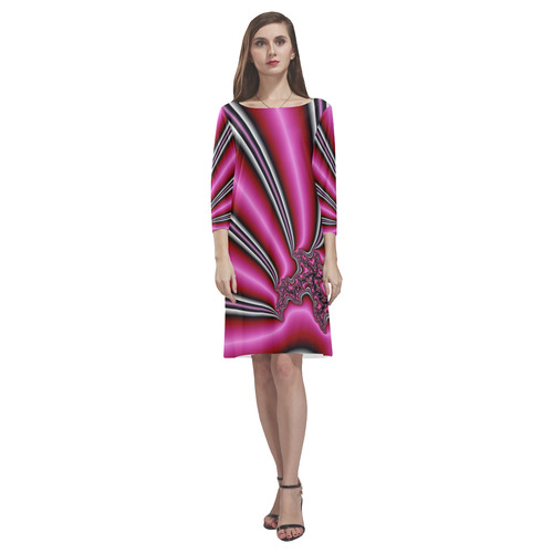 Laserbeam by Martina Webster Rhea Loose Round Neck Dress(Model D22)