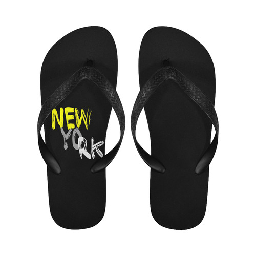 New York by Artdream Flip Flops for Men/Women (Model 040)