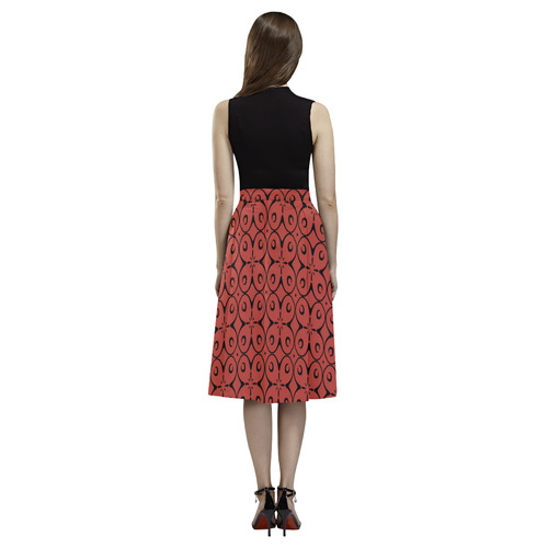 My Lucky Day Aurora Red Aoede Crepe Skirt (Model D16)