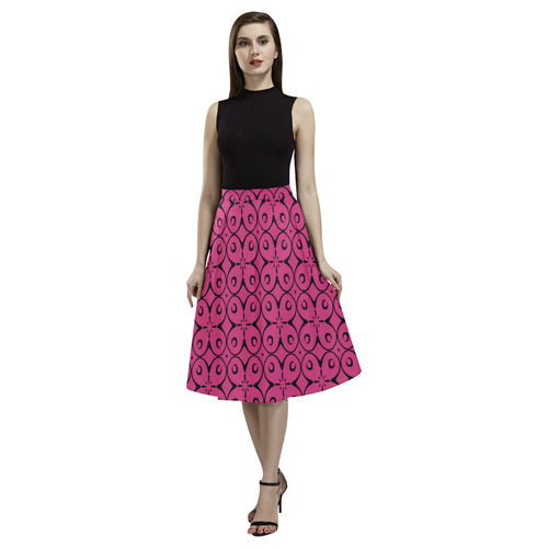 My Lucky Day Pink Yarrow Aoede Crepe Skirt (Model D16)