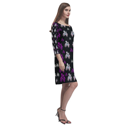 earth in hands Rhea Loose Round Neck Dress(Model D22)