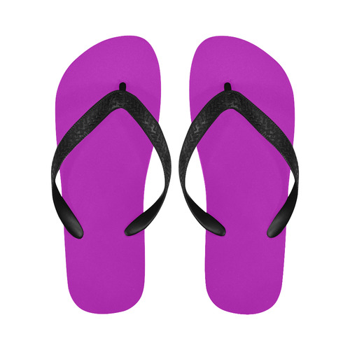 Only one Color: Magenta Pink Flip Flops for Men/Women (Model 040)