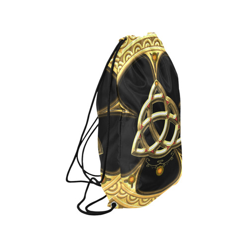 The celtic knote, golden design Small Drawstring Bag Model 1604 (Twin Sides) 11"(W) * 17.7"(H)