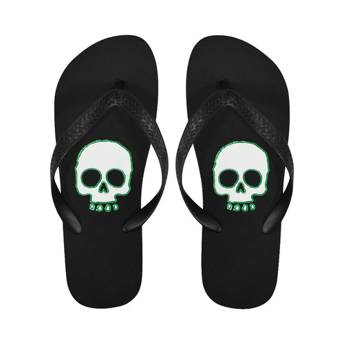 Skulls Flip Flops for Men/Women (Model 040)