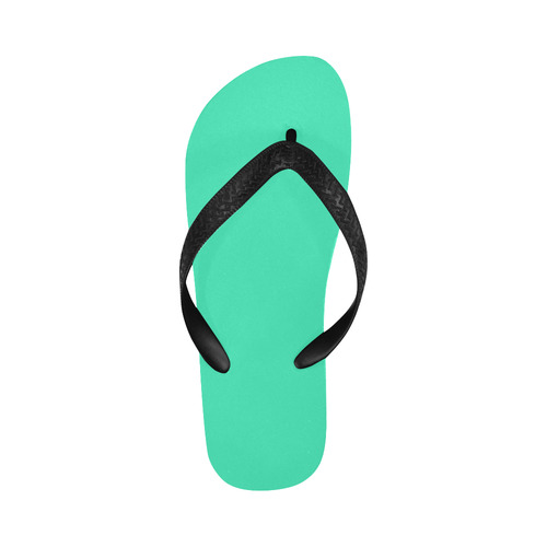 Only one Color: Light Ocean Green Flip Flops for Men/Women (Model 040)
