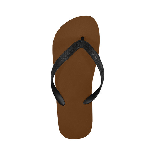 Only one Color: Dark Brown Flip Flops for Men/Women (Model 040)