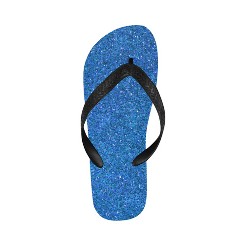 light blue glitter Flip Flops for Men/Women (Model 040)