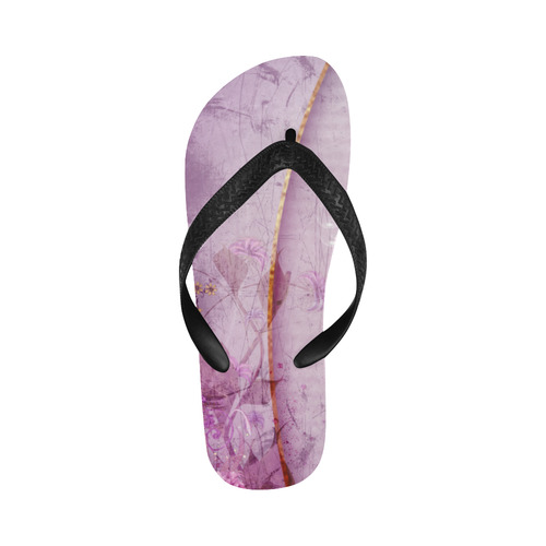 Sport, surfing in purple colors Flip Flops for Men/Women (Model 040)