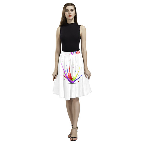 #Summer Melete Pleated Midi Skirt (Model D15)